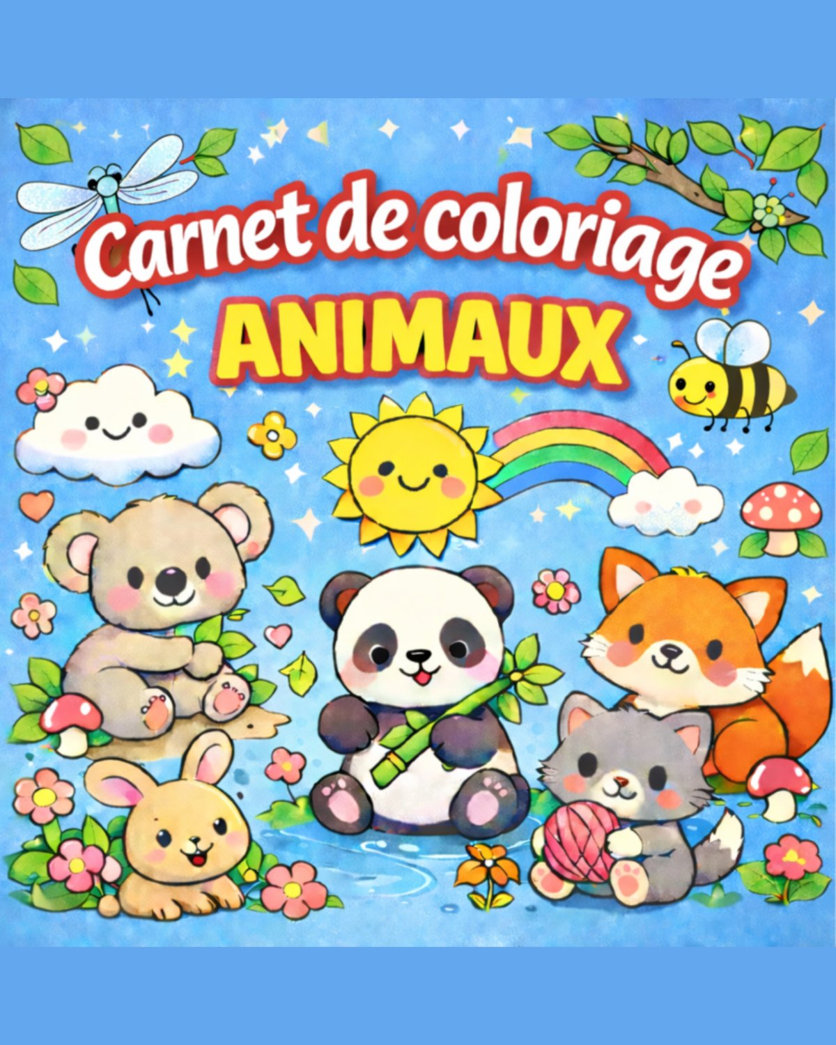 Couverture du carnet de coloriages pour enfants