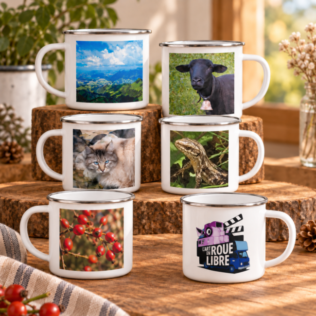Mug émaillé - Choisissez un pack (4 ou 6) pour profiter du prix réduit