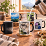 Mug magique noir - Choisissez un pack (4 ou 6) pour profiter du prix réduit